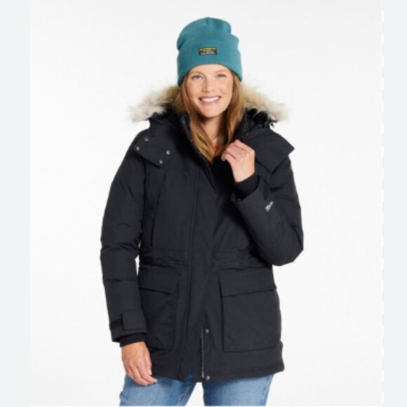 L.L. BEAN Baxter State Parka Black MP Down Waterproof Jacket Coat Winter Warm - Picture 1 of 16